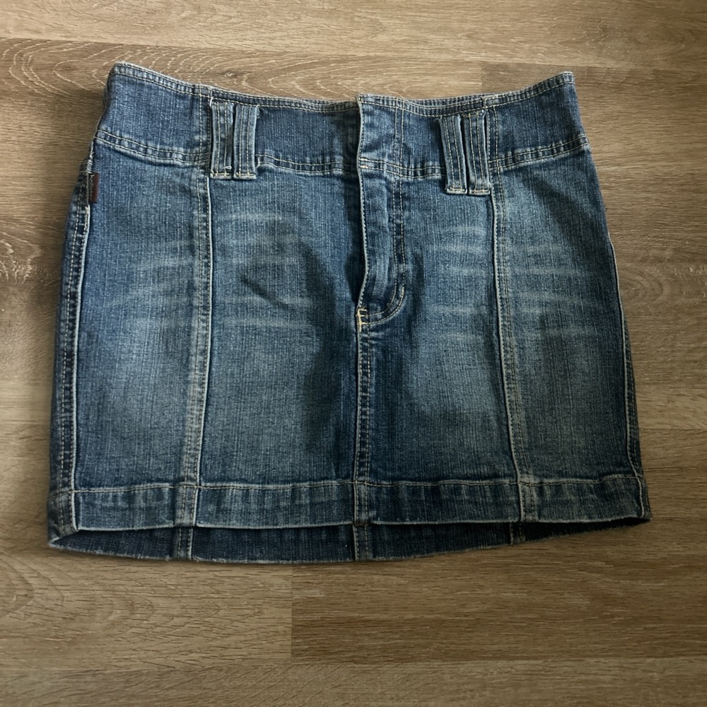 Hollister Blue Denim Mini Skirt
